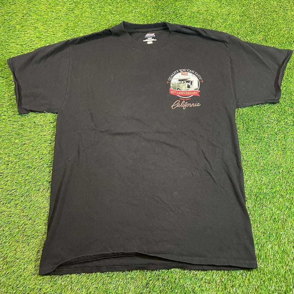 In-N-Out Burger 65th Anniversary 1948-2013 California Black T-Shirt M
